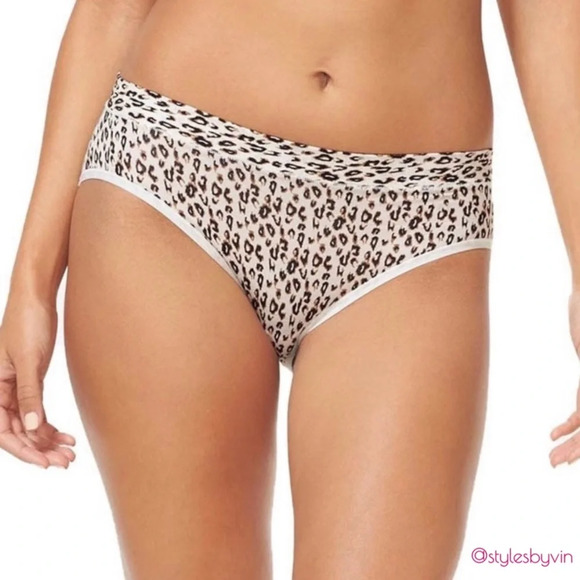Tommy John Cool Cotton Brief Sz XXL Leopard Print Women's Undies - Picture 1 of 4